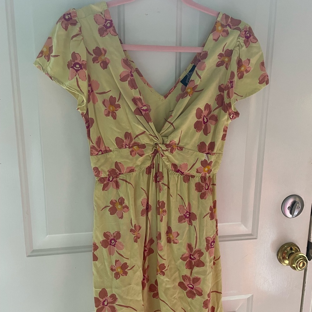 Yellow beach dress